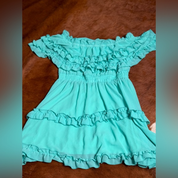 Gorgeous Pink Lily off the shoulder dress! - Picture 2 of 4